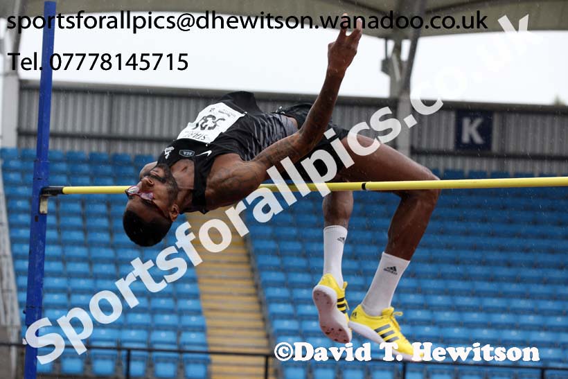 Senior mens high jump, Northern Championships, Sport City, Manchester. Photo: David T. Hewitson/Sports for All Pics